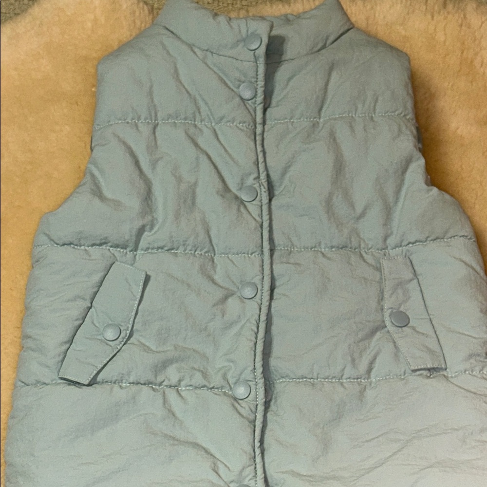 Winter Color Pop Girls Bundle Light Blue Puffer Vest Pink and Purple Tops 5T - Picture 11 of 14
